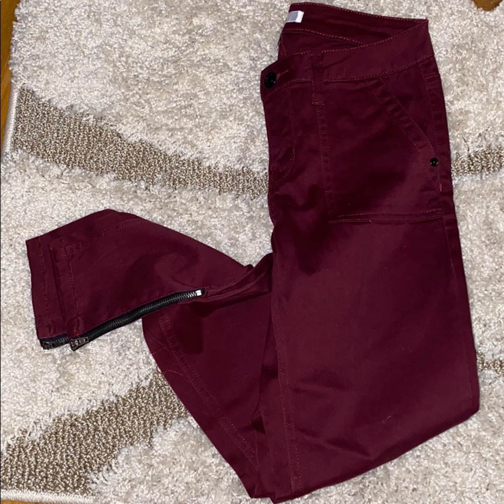 Burgundy Pants